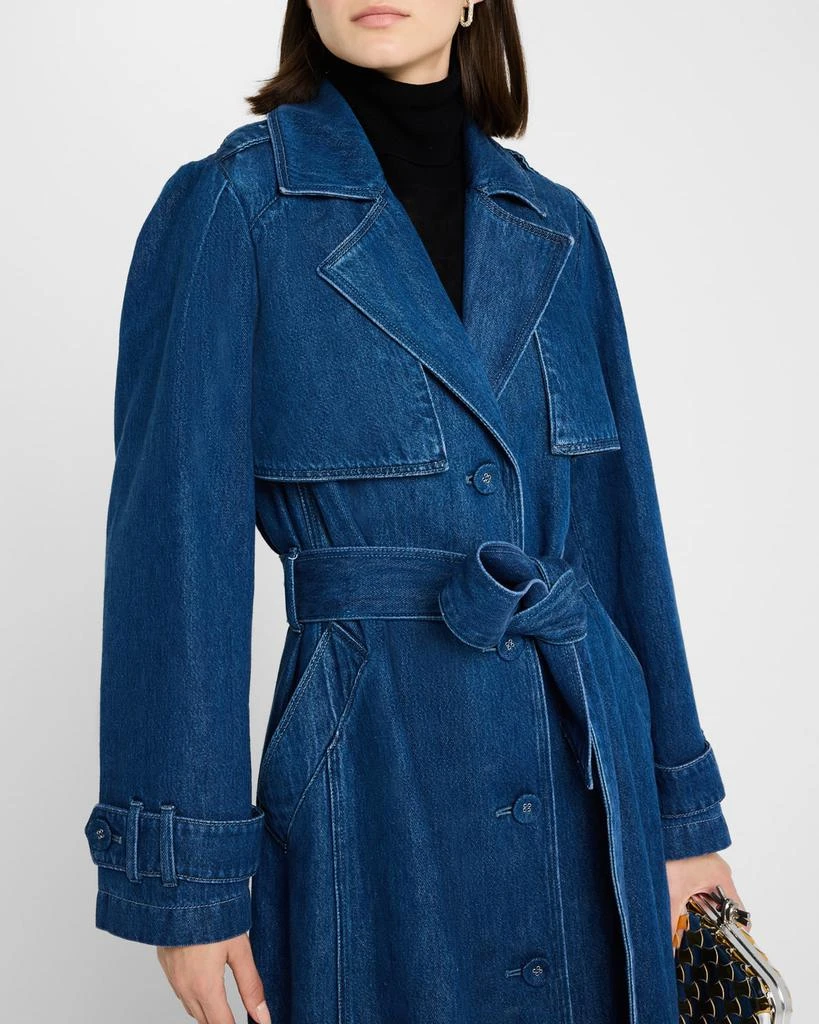 商品Paige|Raina Denim Trench Coat,价格¥4085,第5张图片详细描述