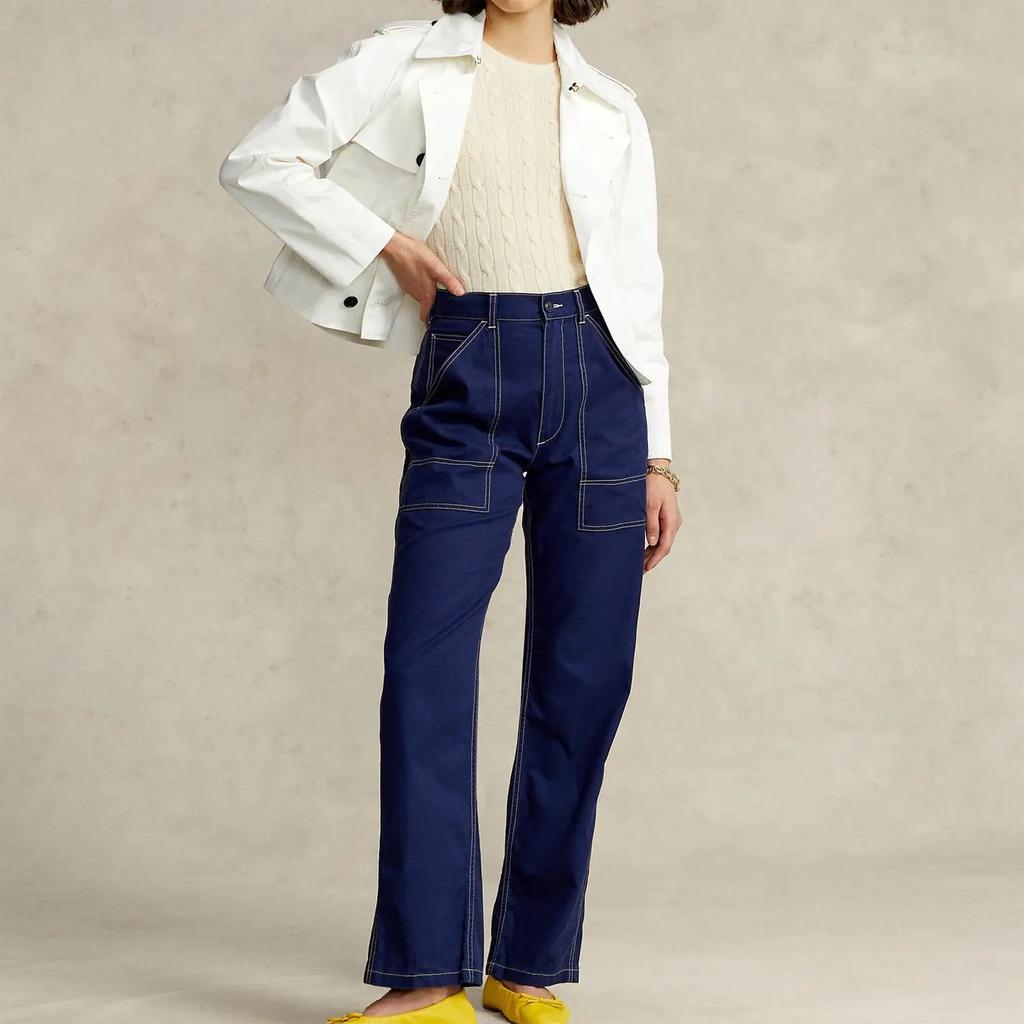 商品Ralph Lauren|Polo Ralph Lauren Women's Marge Pt-Full Length-Flat Front Jeans - Newport Navy,价格¥1947,第1张图片