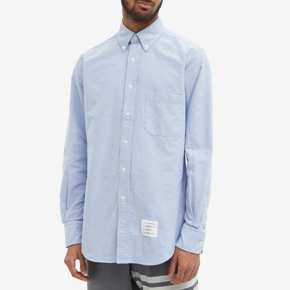 商品Thom Browne|Thom Browne Grosgrain Placket Oxford Shirt,价格¥2873,第6张图片详细描述
