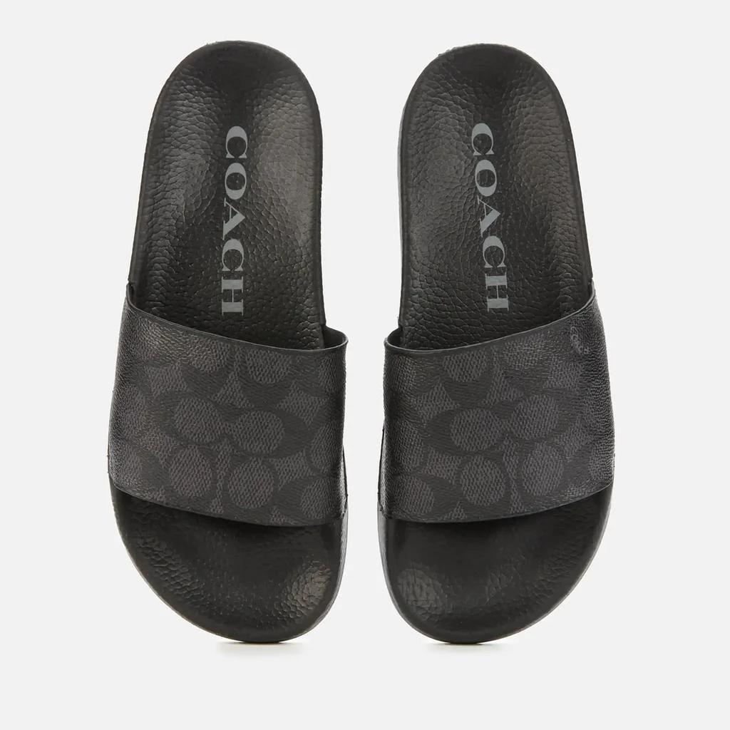 商品Coach|Coach Women's Udele Coated Canvas Slide Sandals,价格¥479,第1张图片