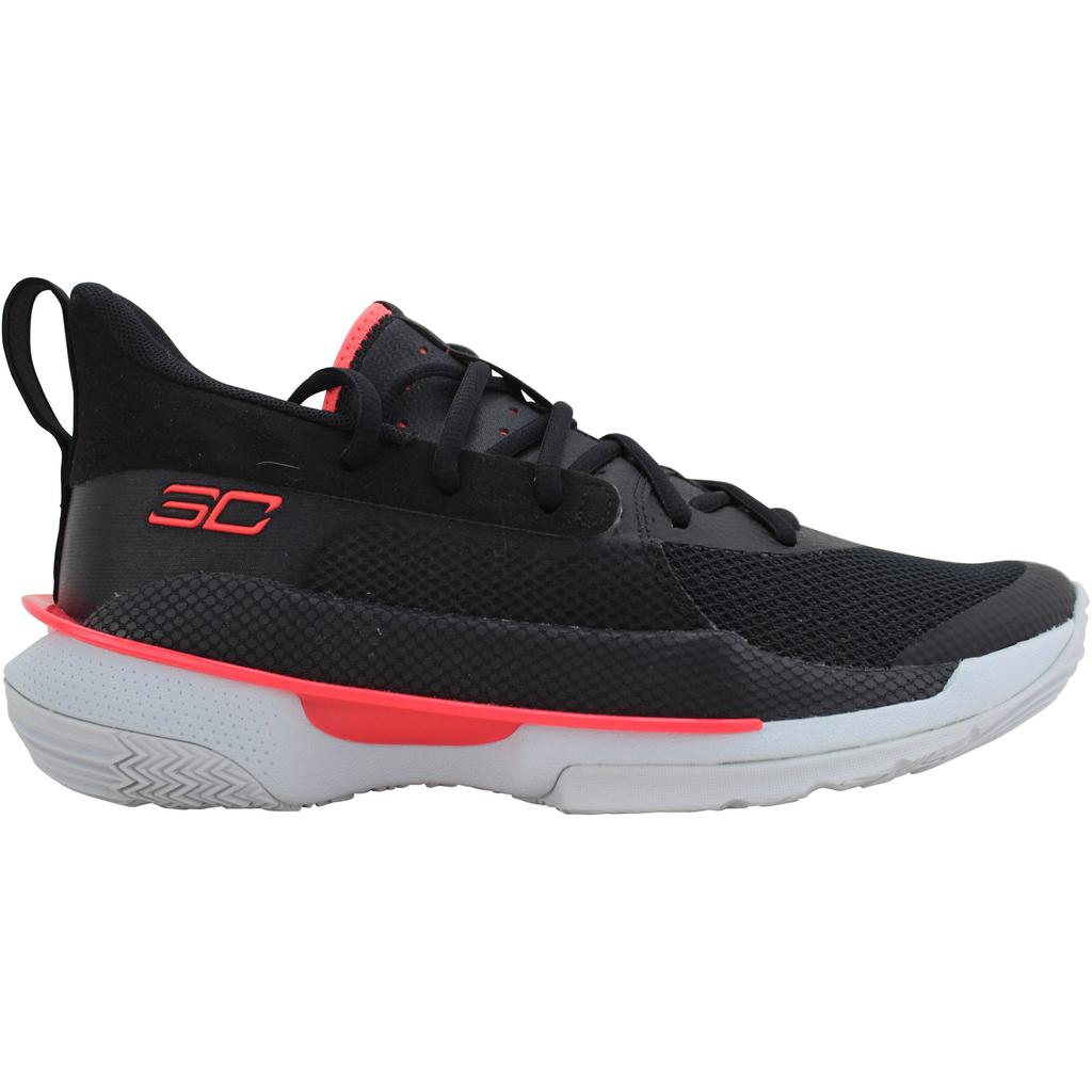 Under Armour Curry 7 Black/Pitch Grey-Beta Red  3021258-001 Men's商品第1张图片规格展示