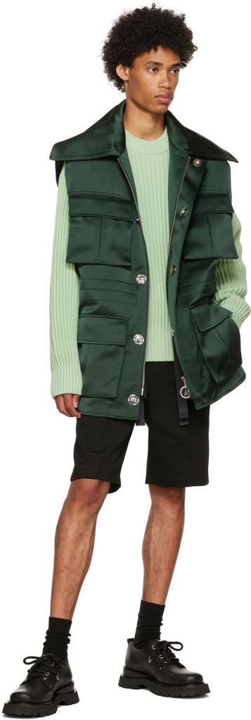 Green Organic Cotton Sweater商品第4张图片规格展示