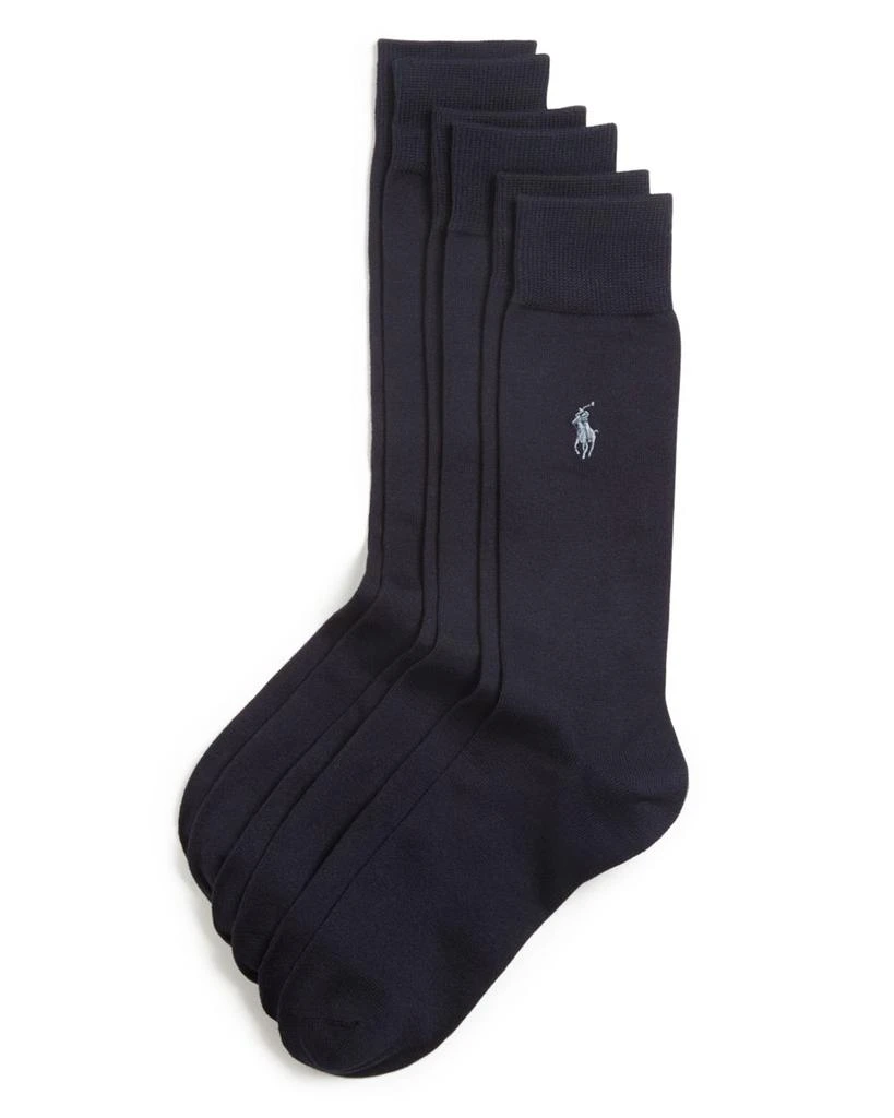 商品Ralph Lauren|Solid Dress Socks, Pack of 3,价格¥200,第1张图片详细描述