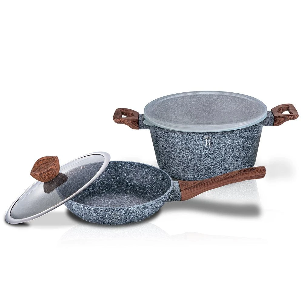 商品Berlinger Haus US|4-Piece Compact Cookware Set Forrest Collection,价格¥238,第1张图片