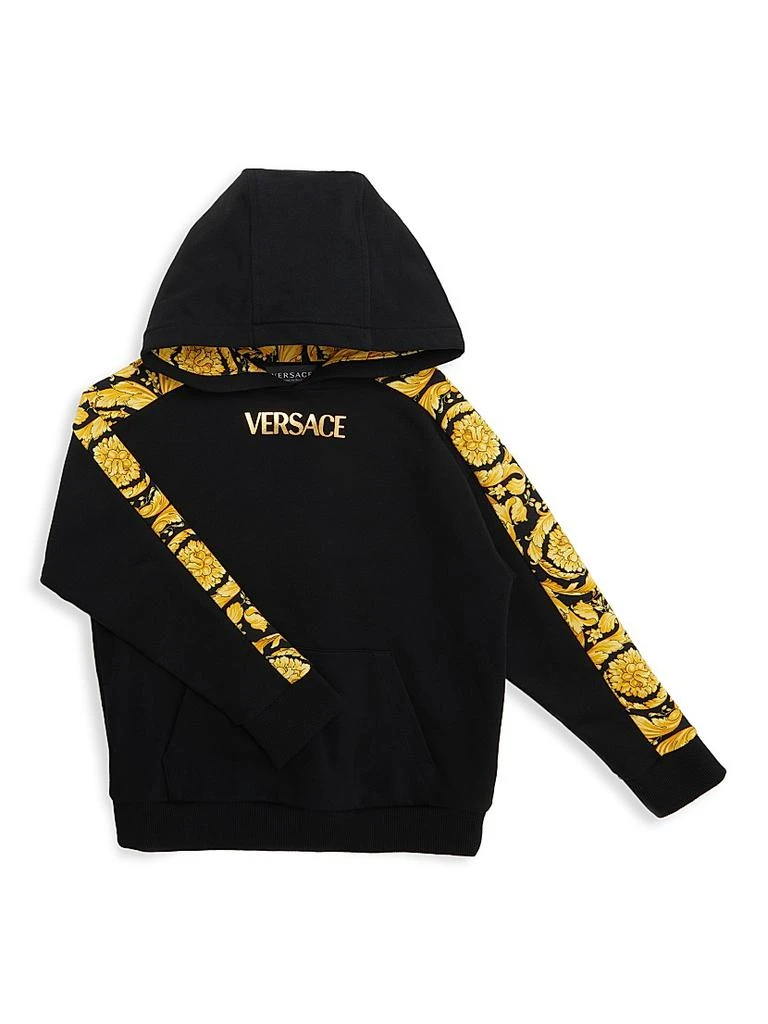 商品Versace|Little Kid's & Kid's Foil Stamp Logo Barocco Sweatshirt,价格¥2689,第1张图片