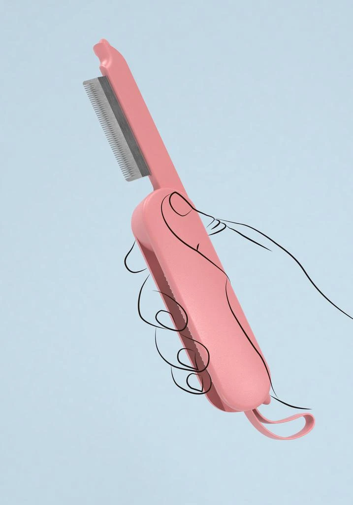 商品Pet Life|'JOYNE' Multi-Functional 2-in-1 Swivel Travel Grooming Comb and Deshedder,价格¥175,第3张图片详细描述
