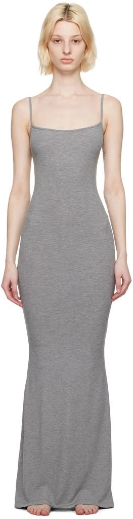 商品SKIMS|Gray Soft Lounge Long Slip Maxi Dress,价格¥756,第1张图片