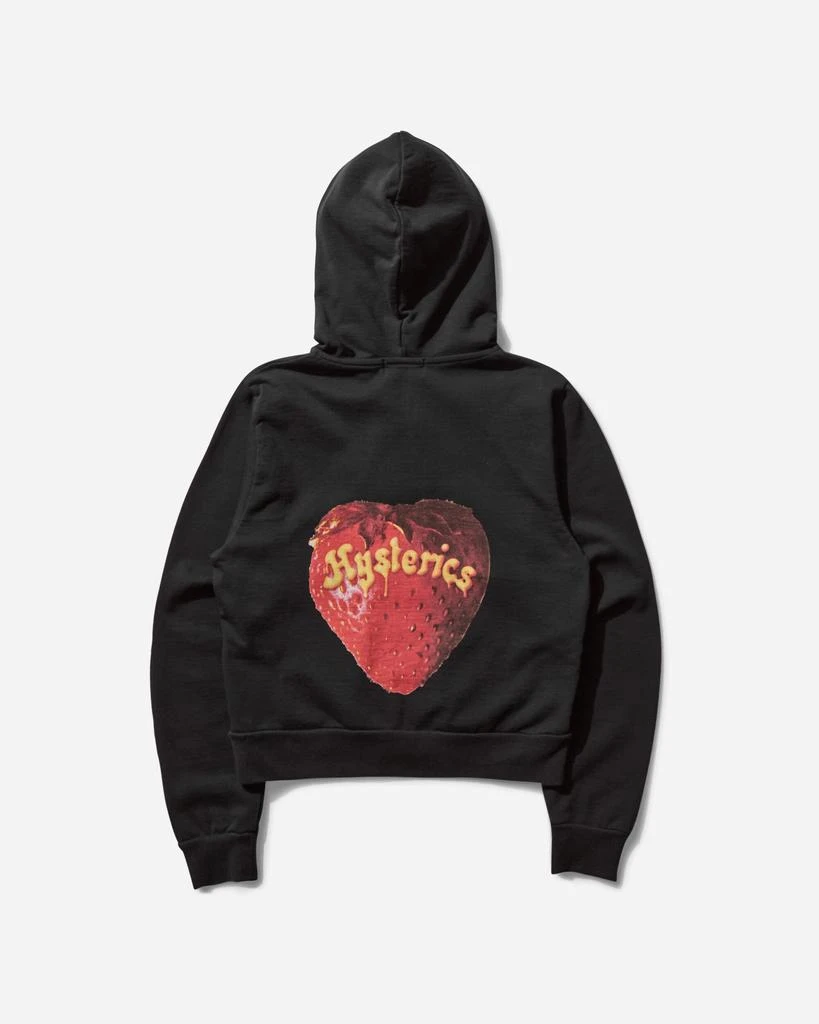 商品Hysteric Glamour|Women's Skull Berry Zip Hoodie Black,价格¥3078,第2张图片详细描述