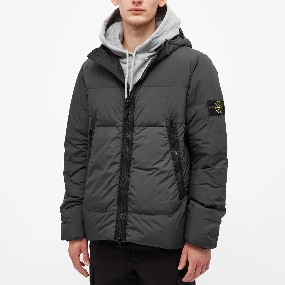 商品Stone Island|Stone Island Garment Dyed Crinkle Reps Hooded Down Jacket,价格¥5850,第5张图片详细描述