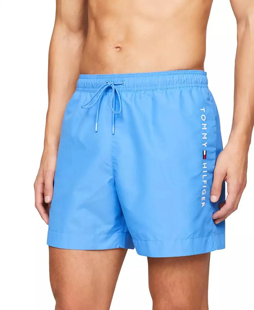 商品Tommy Hilfiger|Men's Drawstring Logo 7" Swim Trunks,价格¥238,第1张图片