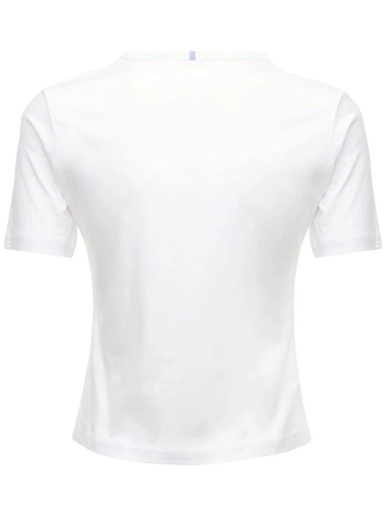 商品Alexander McQueen|Arcade Cotton Jersey Slim Fit T-shirt,价格¥521,第4张图片详细描述