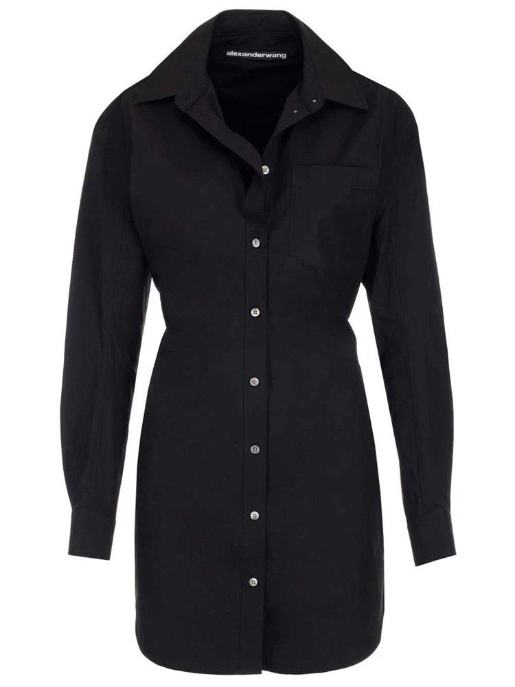 商品Alexander Wang|Alexander Wang Fitted Buttoned Mini Shirt Dress,价格¥5949,第1张图片