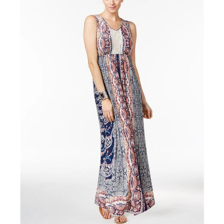 商品Style & Co|Printed Maxi Dress, Only at Macy's,价格¥307,第2张图片详细描述