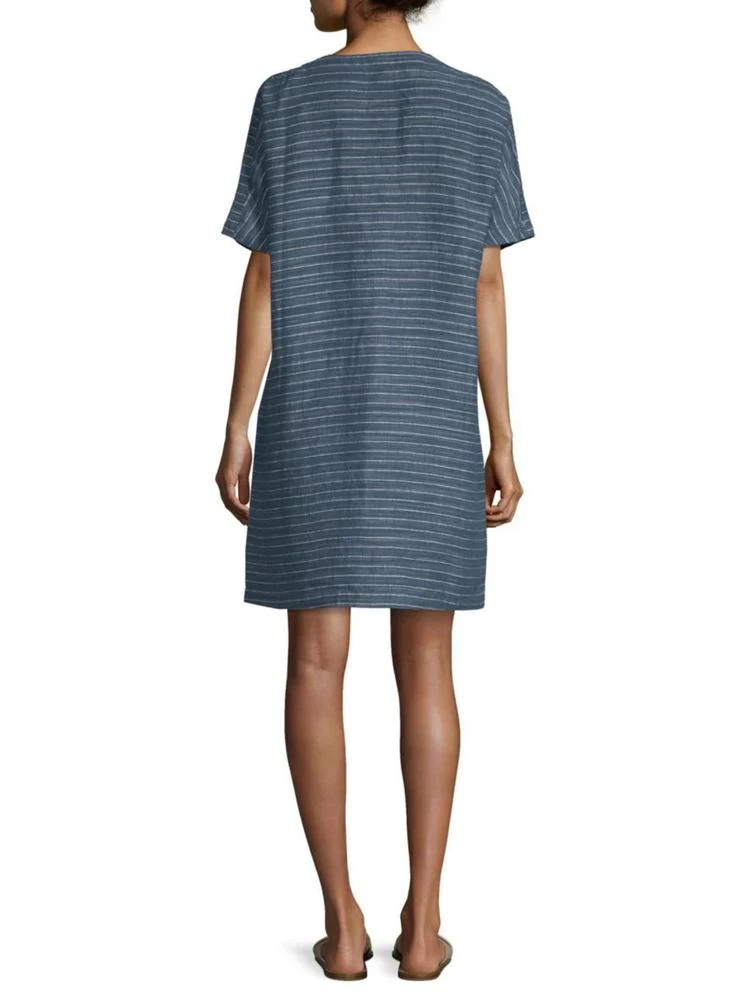 商品Eileen Fisher|Striped Roundneck Linen Tunic,价格¥1178,第2张图片详细描述