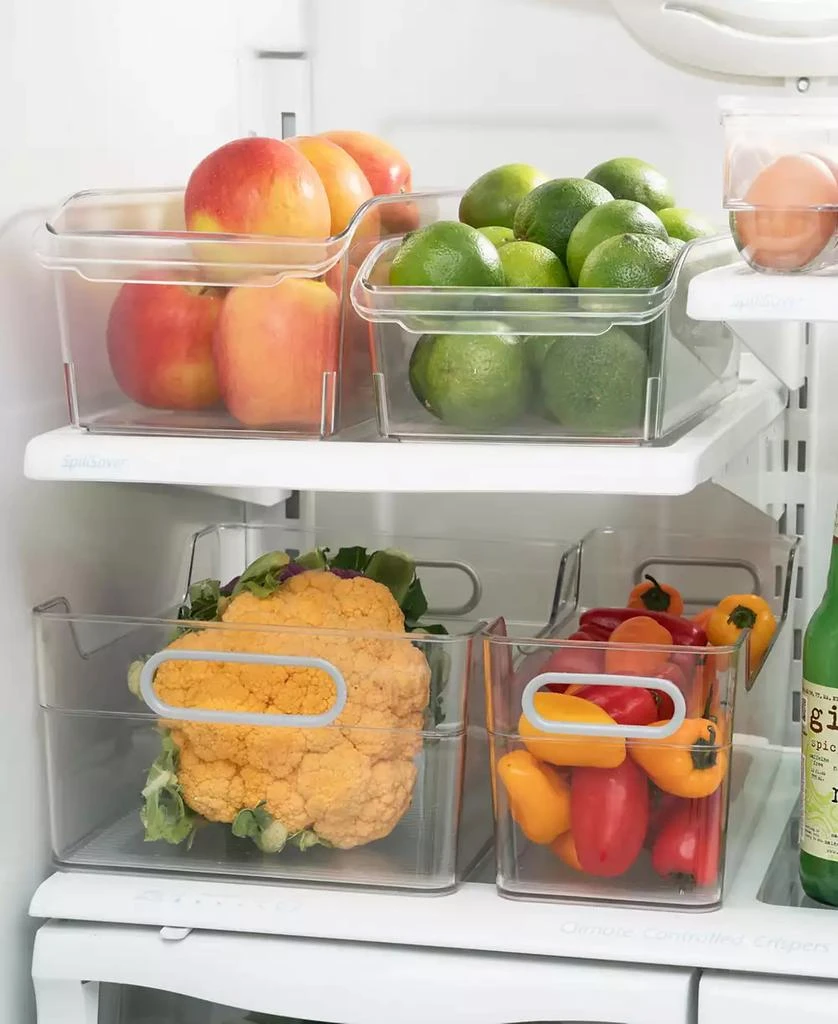 商品Oggi|6 Piece Fridge, Pantry Bin with Finger grip Handle Set,价格¥329,第5张图片详细描述