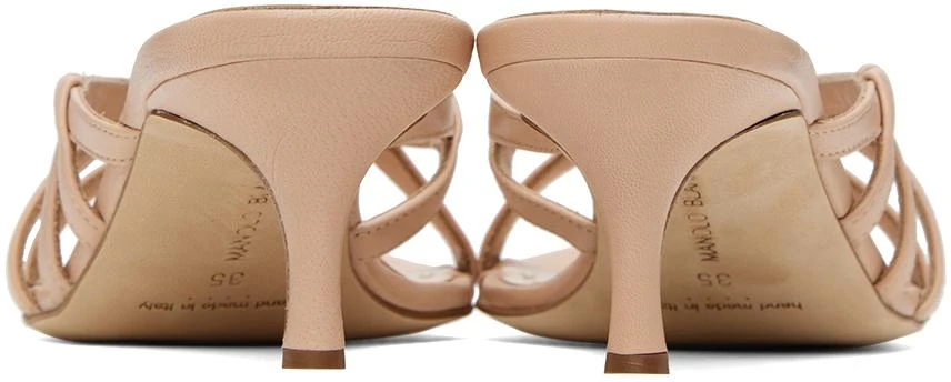 商品Manolo Blahnik|Beige Solimaso Mules,价格¥2091,第2张图片详细描述