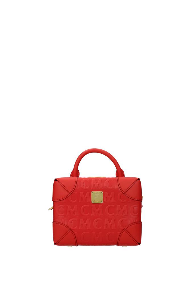 Handbags Leather Red Bright Red商品第1张图片规格展示