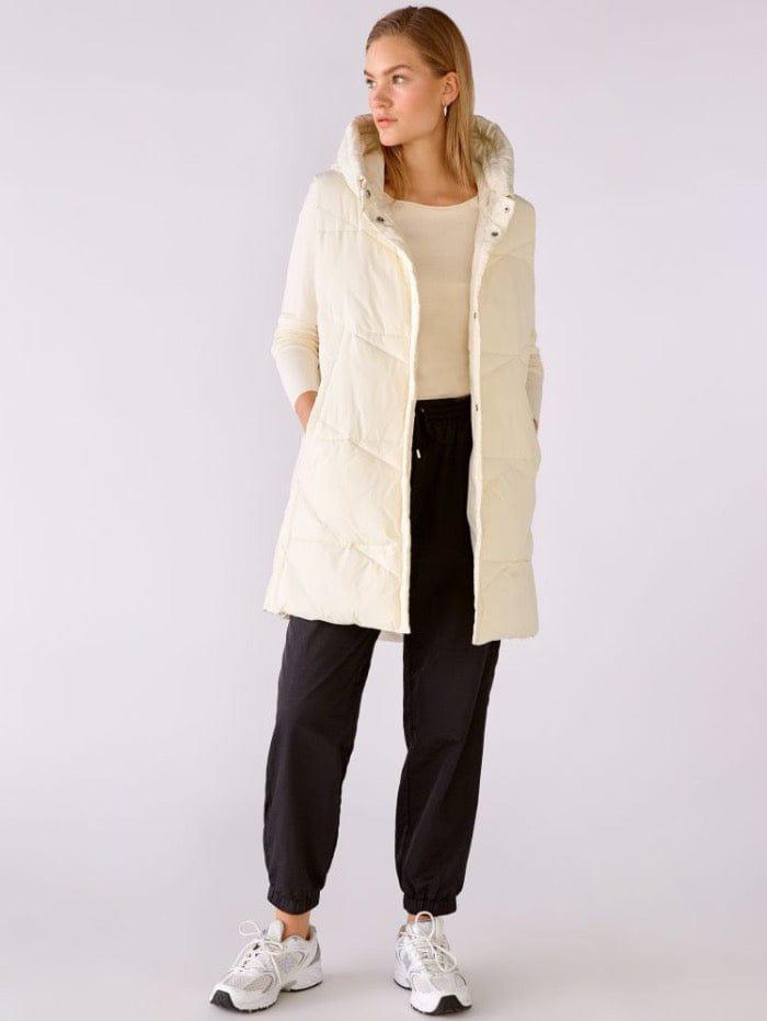 商品Oui|Oui Cream Puffer Gilet 76128 1030,价格¥1883,第1张图片