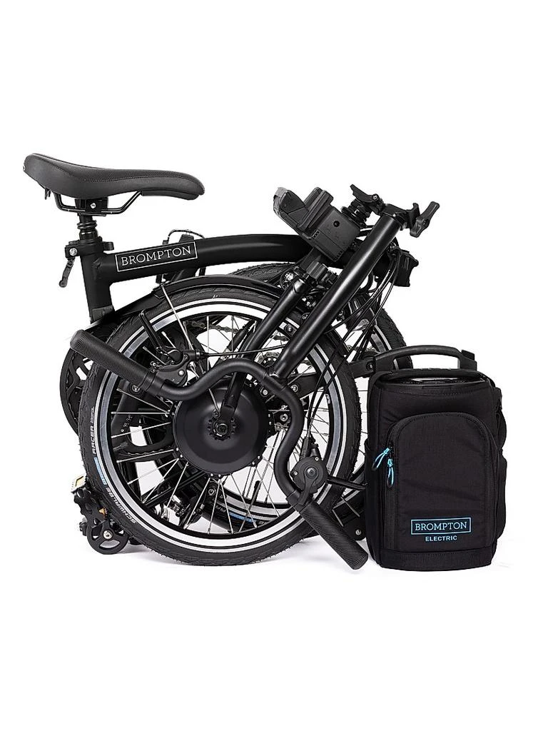 商品Brompton Bikes|Electric C Line 12 Speed Mid Handlebar Folding Bike,价格¥31538,第1张图片