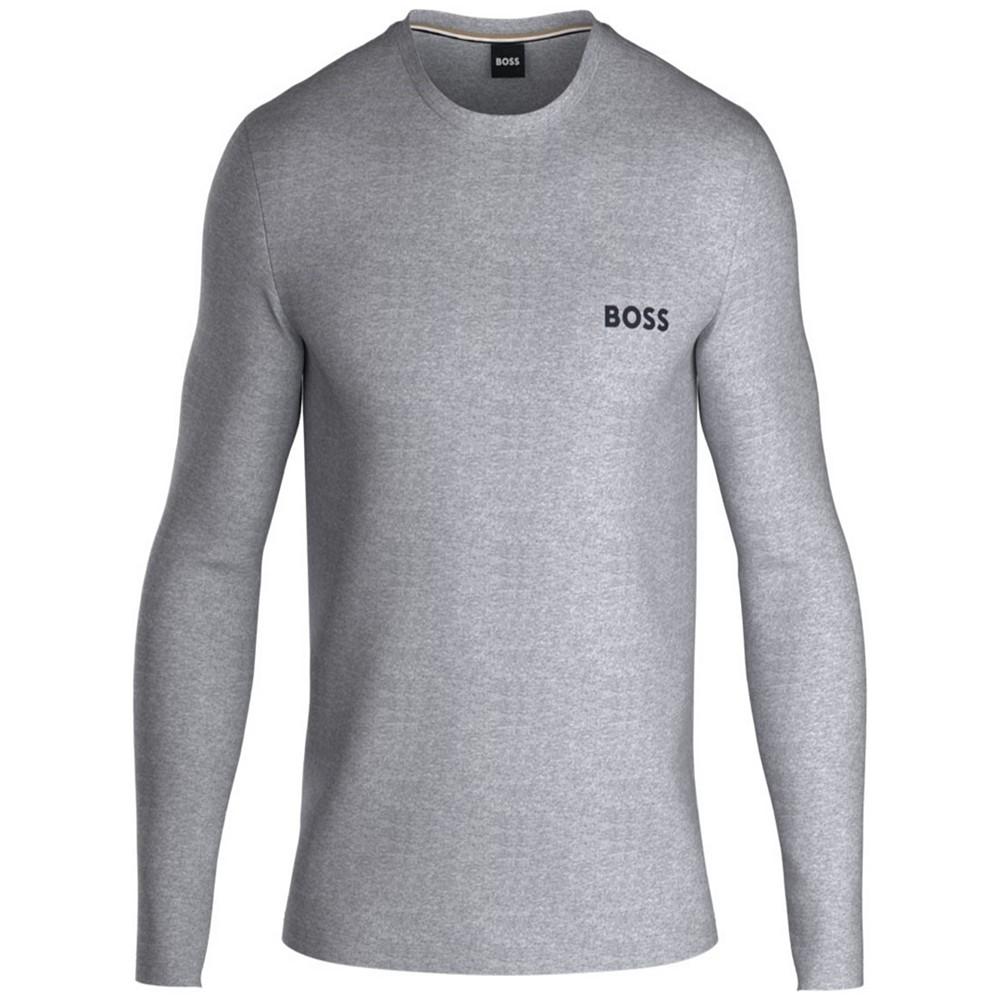 Hugo Boss Men's Comfort Long-Sleeve Nightwear Shirt商品第1张图片规格展示