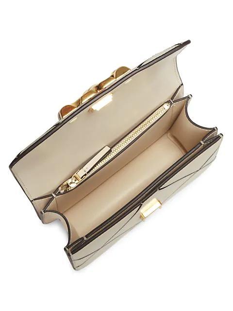 商品Tory Burch|Eleanor Small Diamond-Quilted Leather Shoulder Bag,价格¥5497,第6张图片详细描述