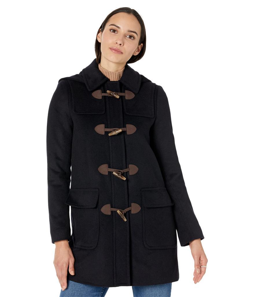商品Ralph Lauren|Solid Duffle Toggle Button Coat,价格¥2612,第1张图片