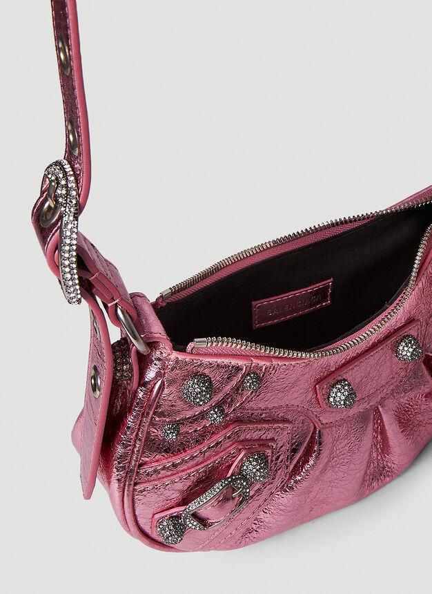 Le Cagole XS Shoulder Bag in Pink商品第6张图片规格展示