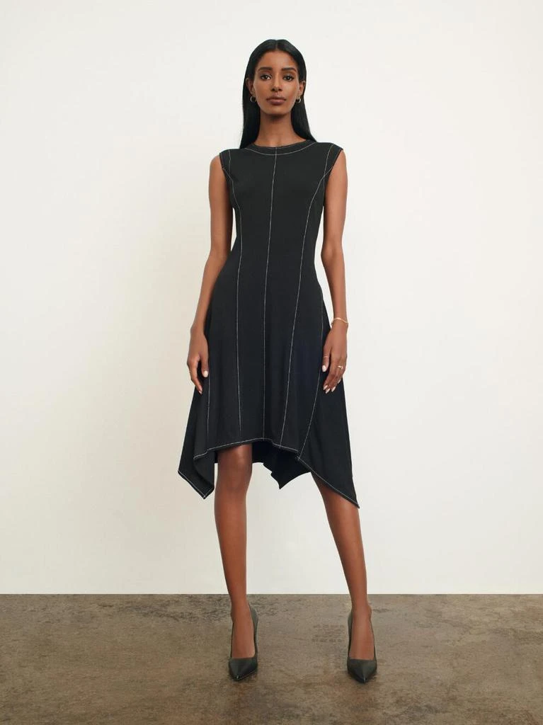 商品DKNY|Contrast Stitched Jersey A-Line Dress,价格¥519,第1张图片