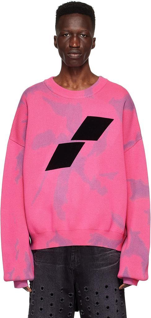 商品We11done|Pink Cotton Sweater,价格¥1419,第1张图片
