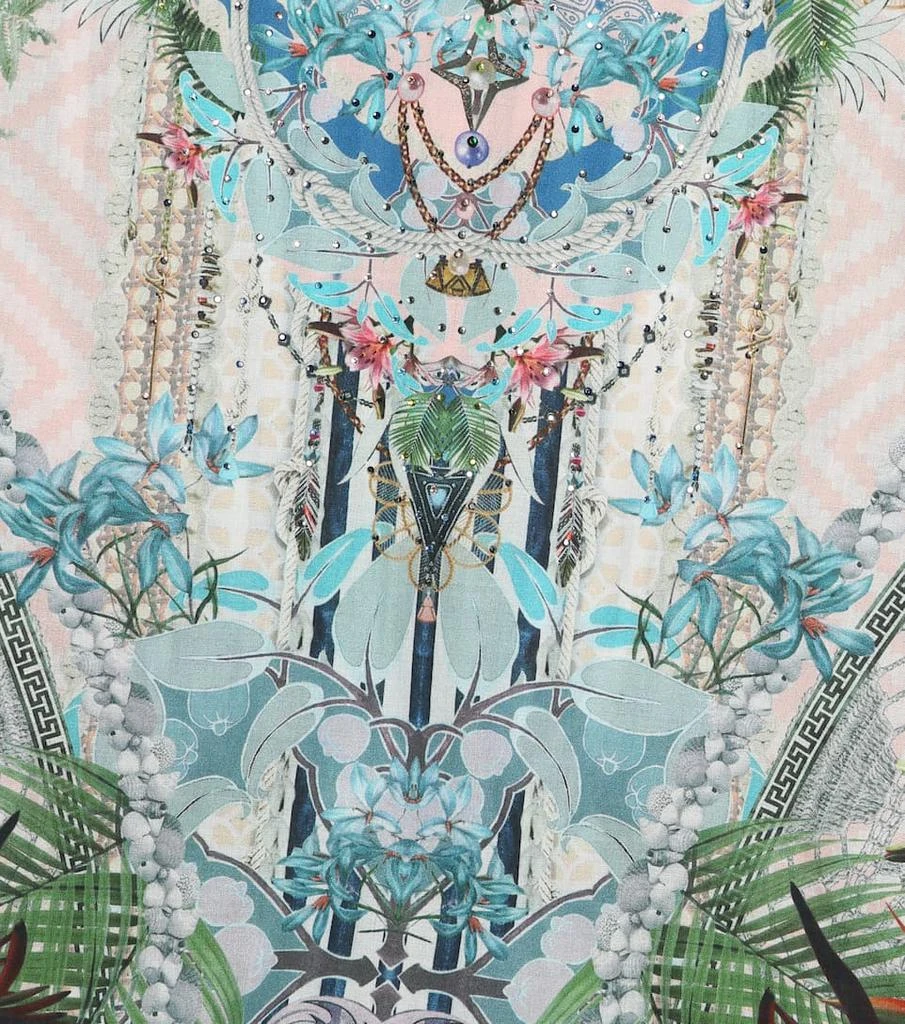 商品Camilla|缀饰印花棉质连身短裤,价格¥1378,第3张图片详细描述