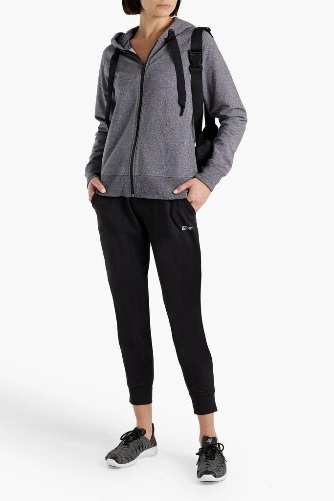 商品DKNY|Cotton-blend fleece zip-up hoodie,价格¥195,第2张图片详细描述