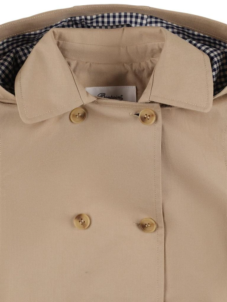 商品Bonpoint|Cotton Gabardine Trench Coat W/hood,价格¥2423,第1张图片