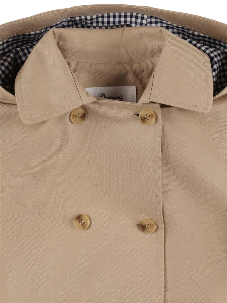 商品Bonpoint|Cotton Gabardine Trench Coat W/hood,价格¥1262,第1张图片详细描述