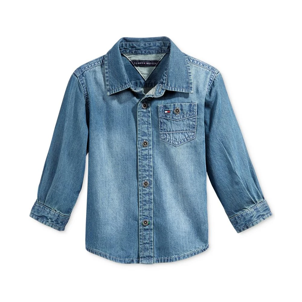 商品Tommy Hilfiger|Baby Boys Max Denim Shirt,价格¥206,第1张图片