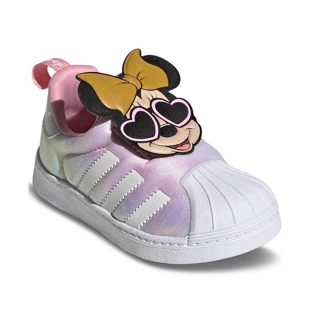 商品Adidas|Toddler Girls Originals Superstar 360 X Disney Minnie Mouse Slip-On Sneakers from Finish Line,价格¥370,第1张图片
