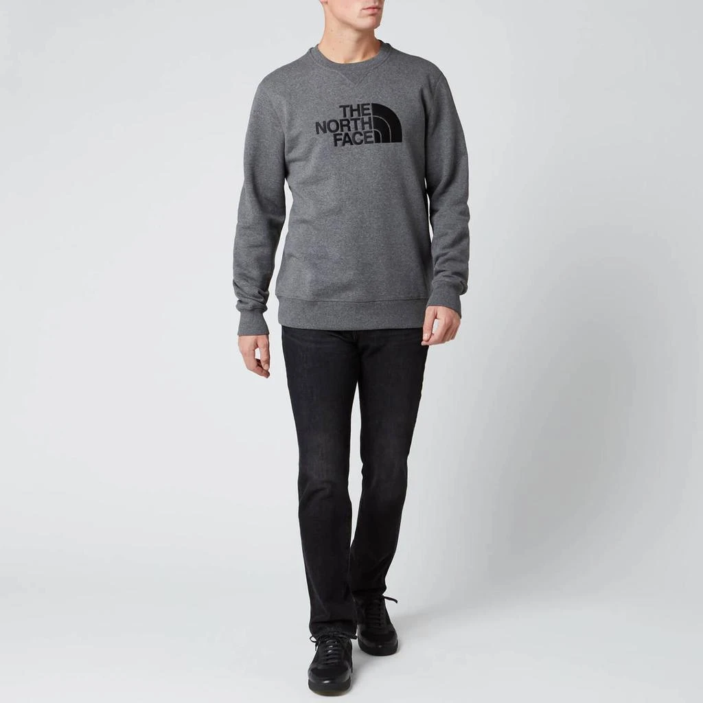 商品The North Face|The North Face Men's Drew Peak Crew Sweatshirt - TNF Medium Grey/TNF Black,价格¥540,第3张图片详细描述