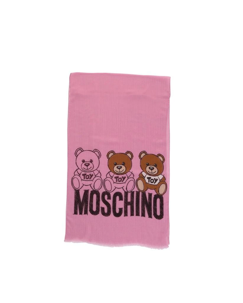 商品Moschino|Teddy Bear Logo Scarf,价格¥684,第1张图片