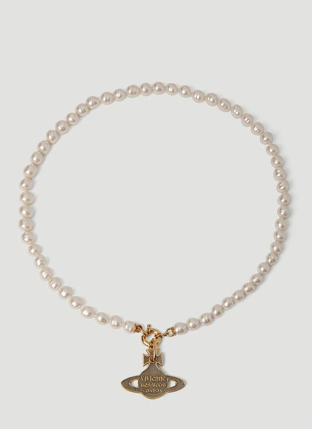 商品Vivienne Westwood|Hilarios Pearl Necklace in Gold,价格¥2067,第2张图片详细描述