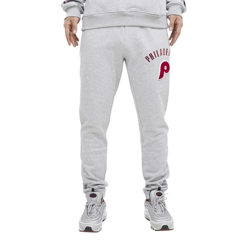 商品Pro Standard|Pro Standard Phillies Stacked Logo Joggers - Men's,价格¥413,第1张图片