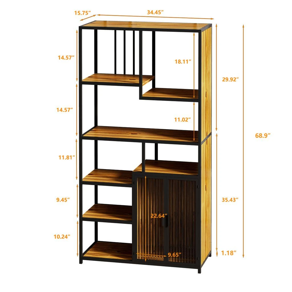 商品Simplie Fun|Display/Shelving/Etageres in Metal & Wood,价格¥3214,第3张图片详细描述