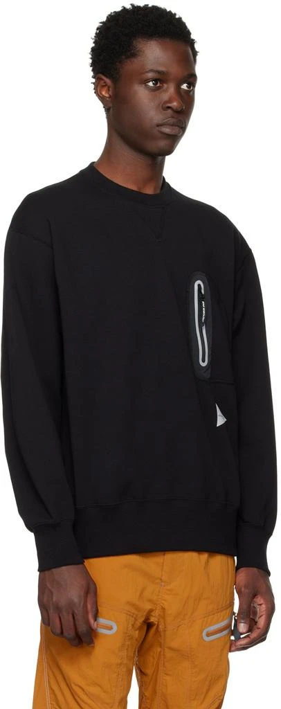 商品And Wander|Black Zip Pocket Sweatshirt,价格¥1067,第2张图片详细描述