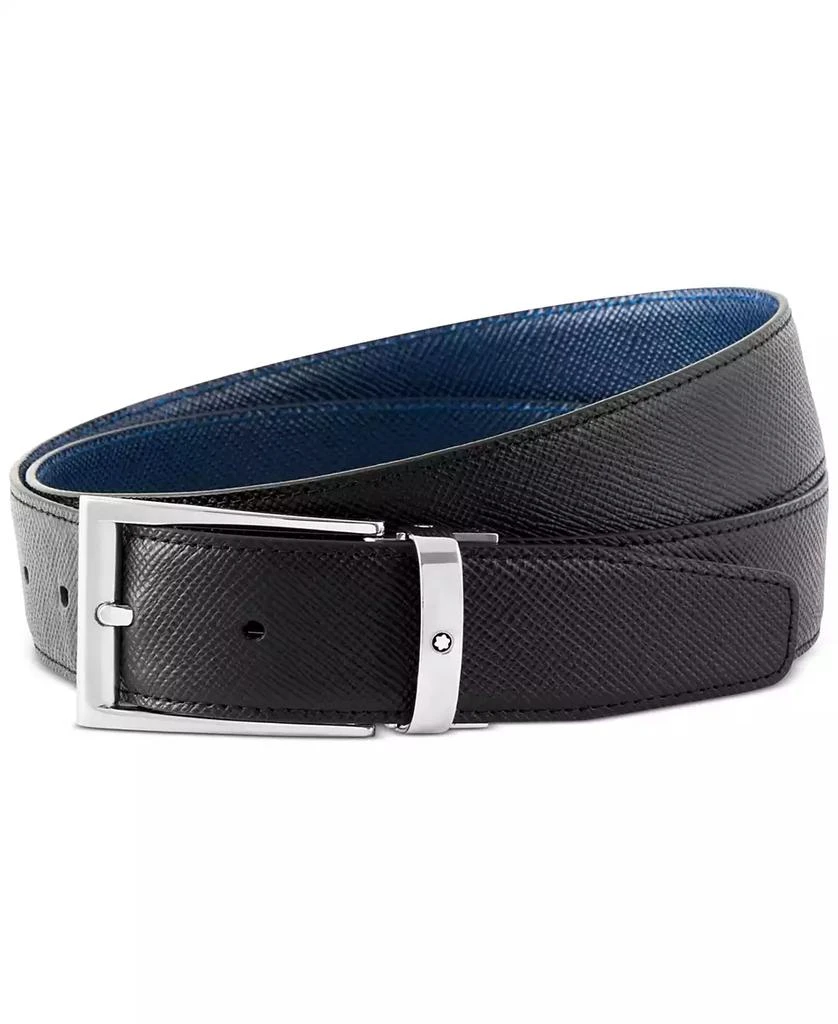 商品MontBlanc|Men's Trapeze Buckle Reversible Leather Belt,价格¥3167,第1张图片