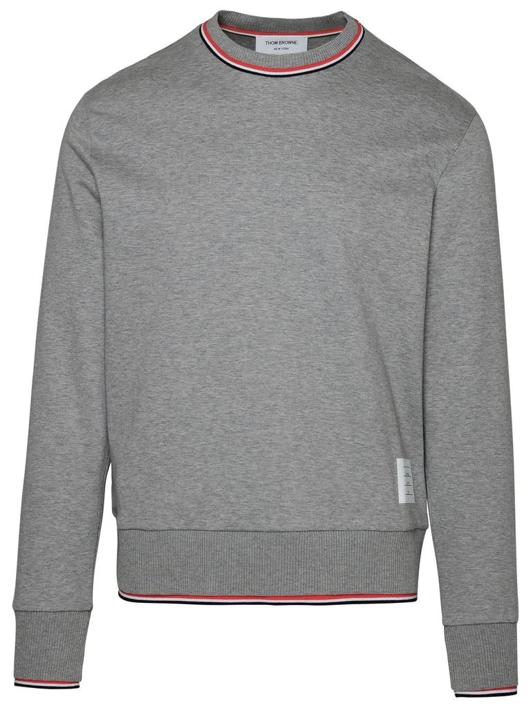 商品Thom Browne|Thom Browne Long-Sleeved Crewneck Sweatshirt,价格¥3673,第1张图片