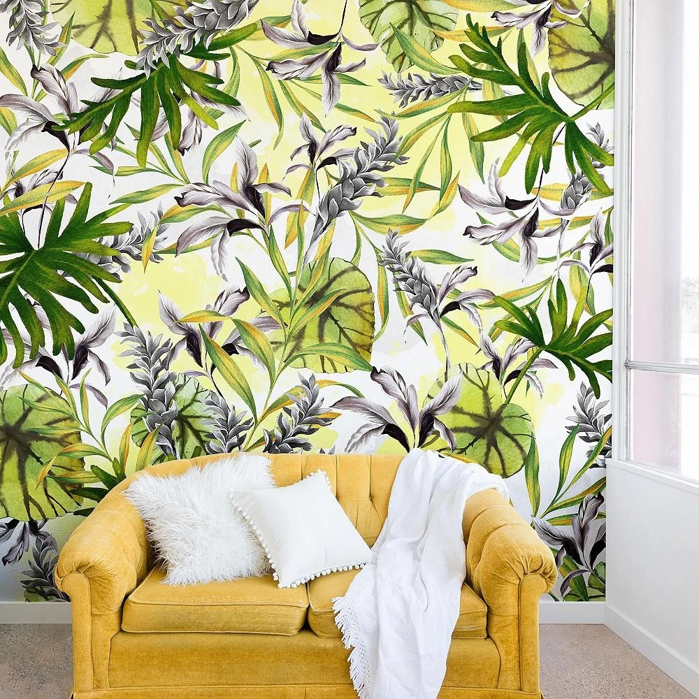 商品DENY Designs|Marta Barragan Camarasa Stylish Jungle 8'x8' Wall Mural,价格¥3400,第1张图片