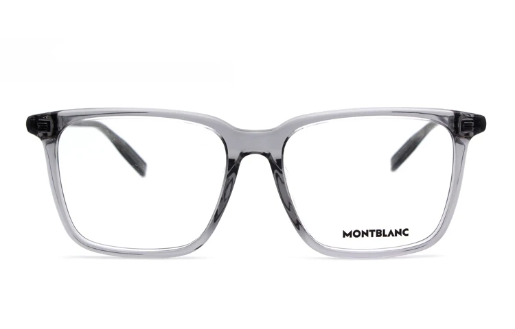 商品[国内直发] MontBlanc|【可配度数】 万宝龙 潮流眼镜架板材方框商务近视眼镜框 灰色光学眼镜 男女同款 方形 光学镜架 男女同款情侣款,价格¥1162,第4张图片详细描述