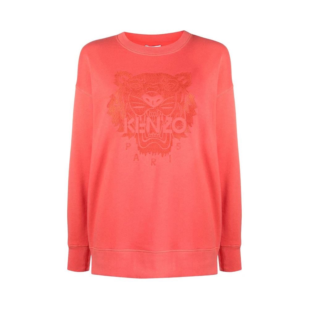 商品Kenzo|KENZO 粉橙色女士卫衣/帽衫 FB52SW9224XF-18,价格¥1503,第1张图片