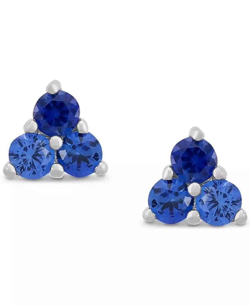 3-Pc. Set Lab-Created Sapphire Stud & Hoop Earrings (3-3/4 ct. t.w.) in Sterling Silver 商品