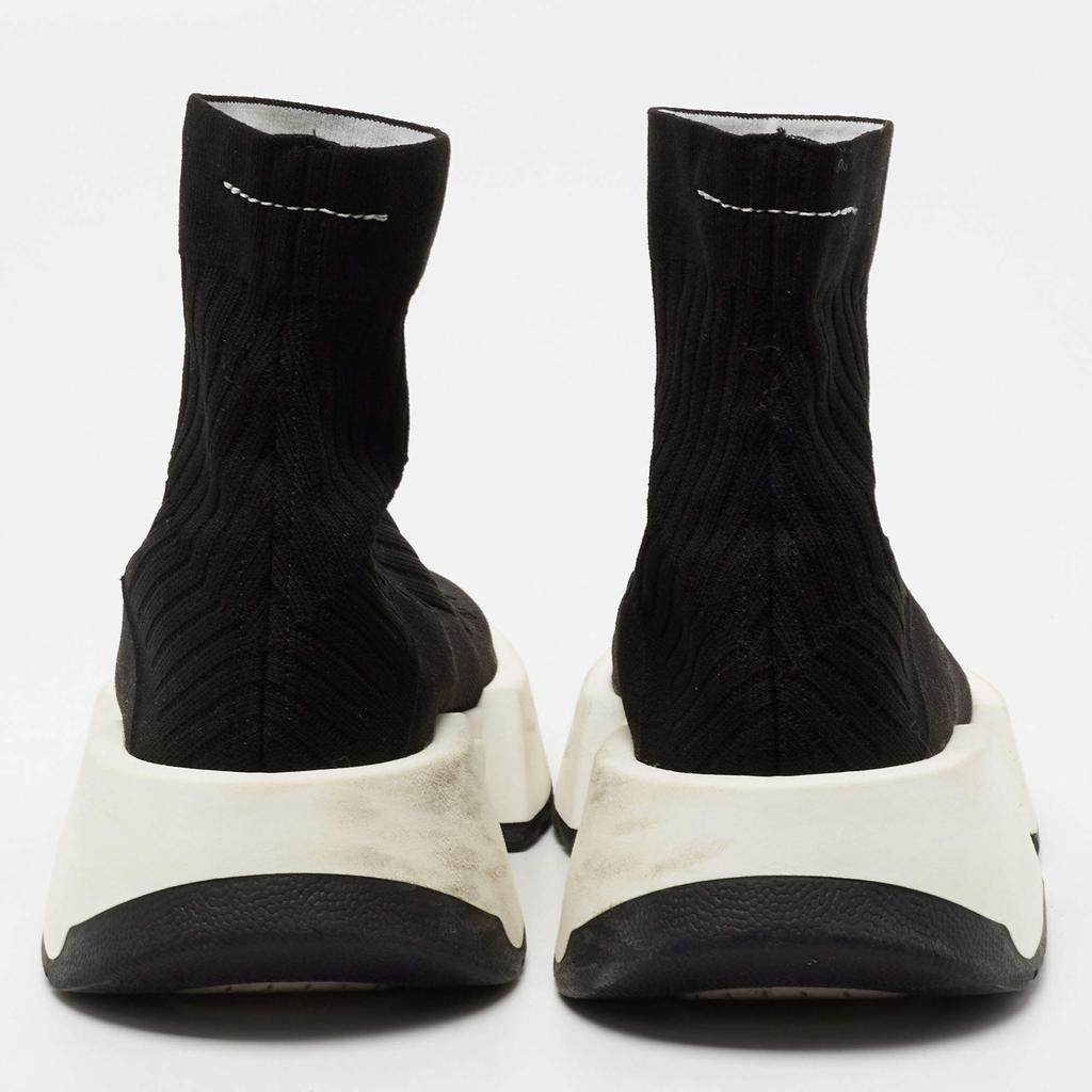 商品[二手商品] MAISON MARGIELA|Maison Martin Margiela Black Knit Fabric Sock High Top Sneakers Size 39,价格¥2047,第7张图片详细描述