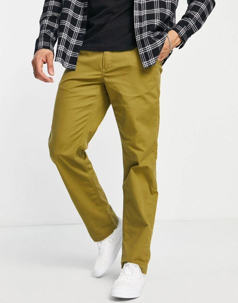 商品Vans|Vans authentic relaxed chino trousers in brown,价格¥389,第1张图片