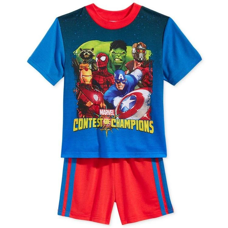 商品Avengers|大/小童2-Pc. Contest of Champions Pajama Set, Little Boys (2-7) & Big Boys (8-20),价格¥72,第1张图片